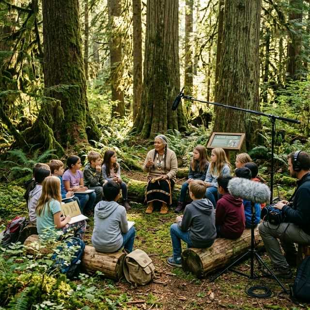 Forest Classroom Indigenous Language Revival