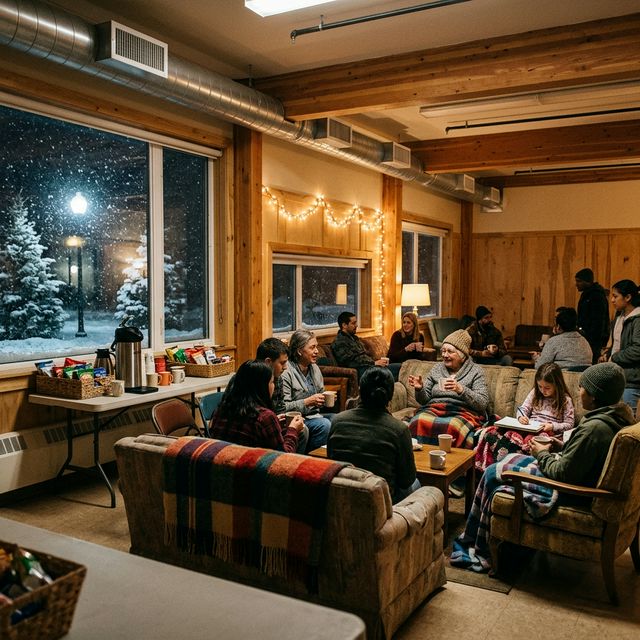 Warm Block Winter Shelter Heating Drive